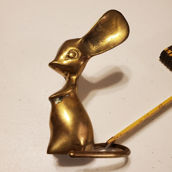 Solid Brass Mouse - Picture 6 of 7
